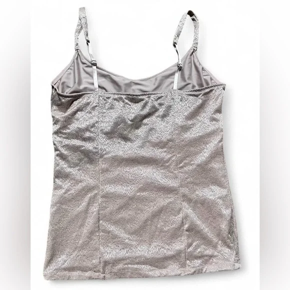 Yummie Tummie Women’s Elegant Silver Tank Top Shapewear Tummy Control Size XL - Picture 2 of 6
